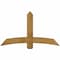 Ekena Millwork Bellingham Rough Sawn Timber Gable Bracket, Western Red Cedar, 60"W x 35"H x 4"D x 6"F, 14/12 Pitch GBW060X35X0406BEL00RWR - alternate 1
